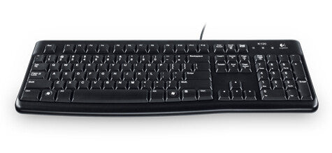 Logitech Keyboard K120 for Business tangentbord Universal USB QWERTZ Tjeckisk Svart