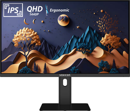 Voxicon D32QO2F platta pc-skärmar 81,3 cm (32") 2560 x 1440 pixlar 2K LED Svart