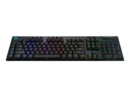 Logitech G 920-008907 tangentbord Spela Trådlös RF + Bluetooth Nordic Svart
