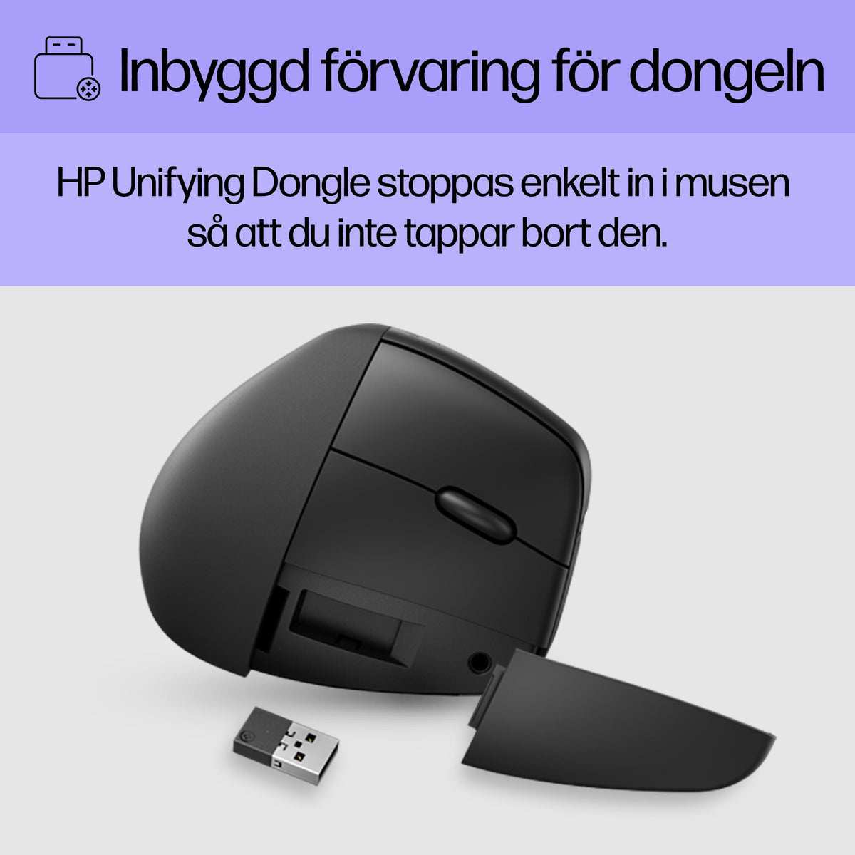HP 925 ergonomisk vertikal mus
