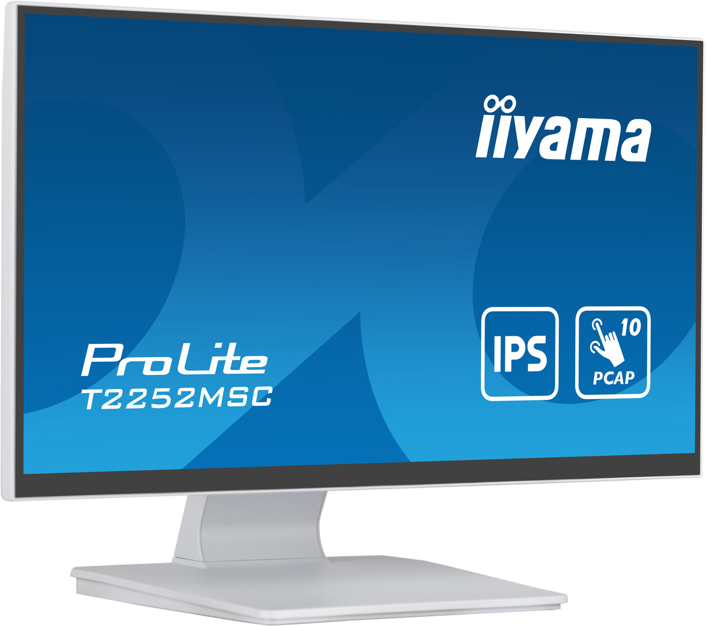 iiyama ProLite T2252MSC-W2 platta pc-skärmar 54,6 cm (21.5") 1920 x 1080 pixlar Full HD LCD Pekskärm Bord Vit