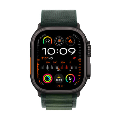 Apple Watch Ultra 2 OLED 49 mm Digital 410 x 502 pixlar Pekskärm 4G Svart GPS Watch Ultra 2, 49mm, GPS + Cellular, OLED, Always-on Retina, S9, Digital Crown, Bluetooth, watchOS