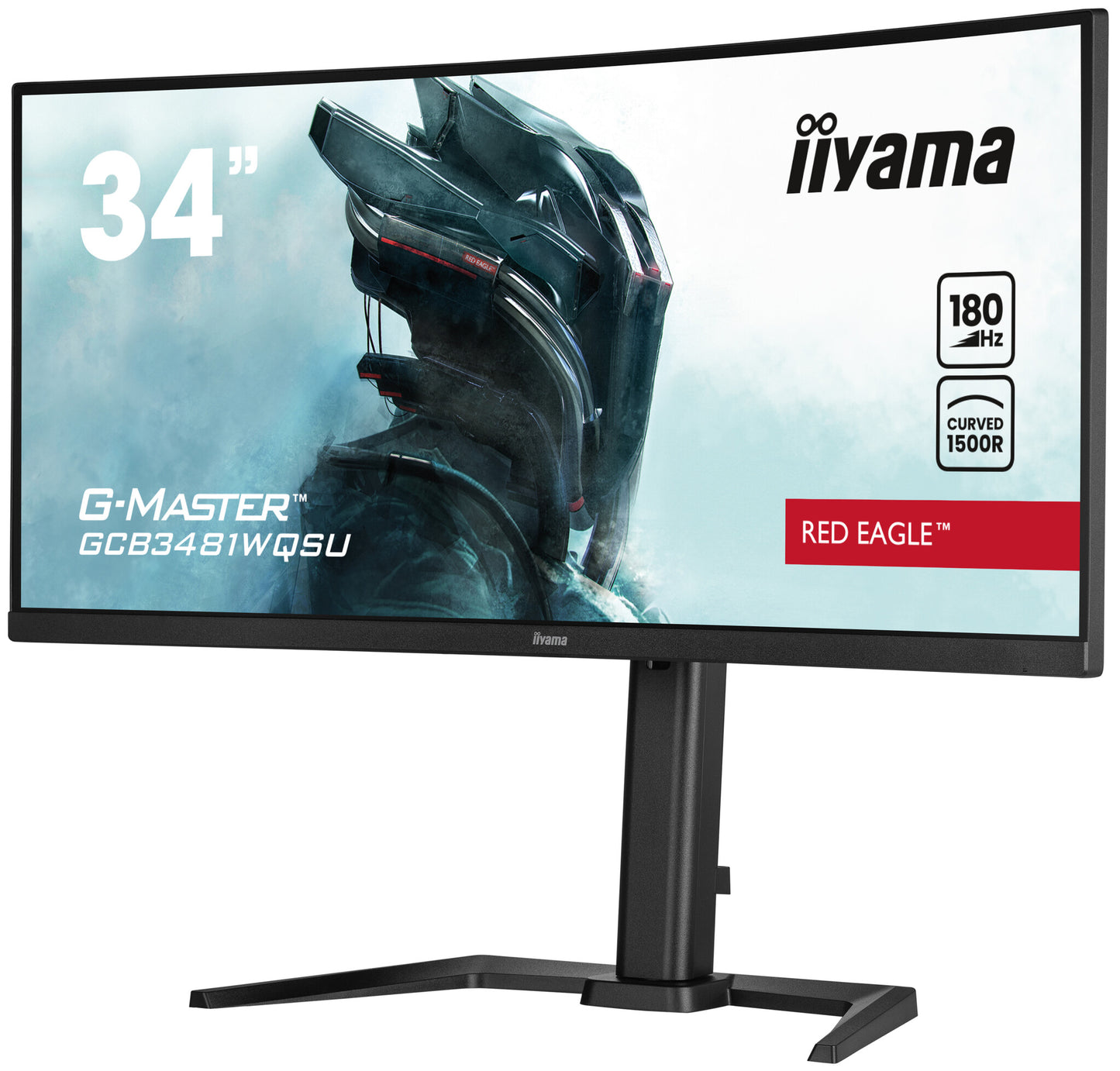 iiyama G-MASTER GCB3481WQSU-B1 platta pc-skärmar 86,4 cm (34") 3440 x 1440 pixlar UltraWide Quad HD LCD Svart