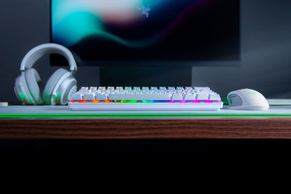 Razer Huntsman Mini tangentbord Spela USB QWERTY Engelsk Vit