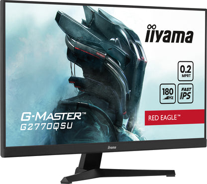 iiyama G-MASTER G2770QSU-B6 platta pc-skärmar 68,6 cm (27") 2560 x 1440 pixlar Wide Quad HD LED Svart