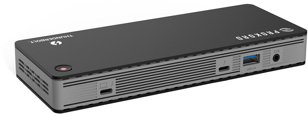 Prokord PD-UTD21 dockningsstationer för bärbara datorer Kabel Thunderbolt 3 Svart PROKORD WORKPLACE DOCKINGSTATION II THUNDERBOLT 3