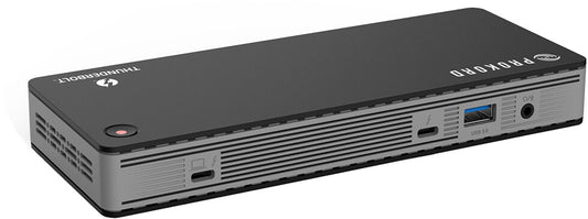 Prokord PD-UTD21 dockningsstationer för bärbara datorer Kabel Thunderbolt 3 Svart PROKORD WORKPLACE DOCKINGSTATION II THUNDERBOLT 3