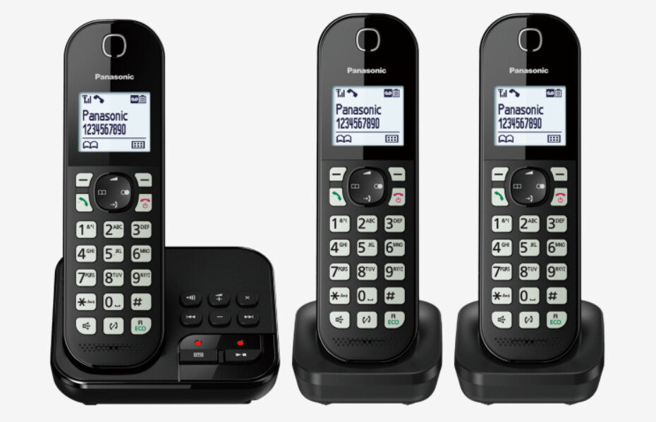 Panasonic KX-TGC 463GB DECT-telefon Namn och uppringnings-ID Svart