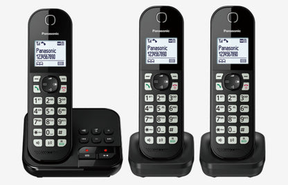 Panasonic KX-TGC 463GB DECT-telefon Namn och uppringnings-ID Svart