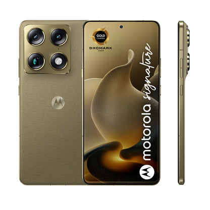 Motorola signature 17,2 cm (6.78") Dubbla SIM-kort Android 16.0 5G USB Type-C 16 GB 512 GB 5200 mAh Guld