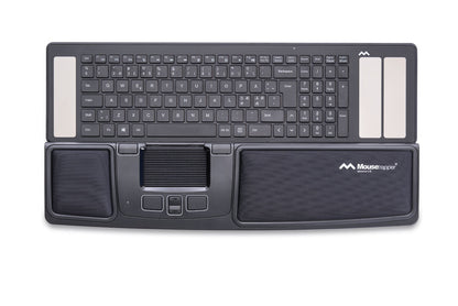 Mousetrapper Advance 2.0 & Type tangentbord Kontor USB + Bluetooth QWERTY Nordic Svart