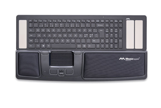 Mousetrapper Advance 2.0 & Type tangentbord Kontor USB + Bluetooth QWERTY Nordic Svart