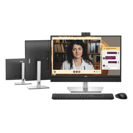 DELL Pro QC24251 Intel® Core™ i5 i5-14500T 61 cm (24") 1920 x 1080 pixlar Allt-i-ett-dator 16 GB DDR5-SDRAM 512 GB SSD Windows 11 Pro Wi-Fi 6E (802.11ax) Svart
