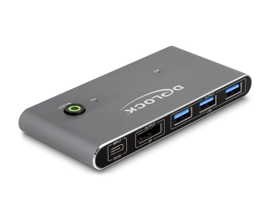 DeLOCK 18646 KVM-switchar Antracit