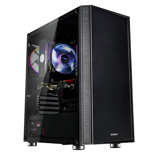 Zalman R2 BLACK datorväskor Midi Tower Svart