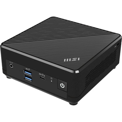 MSI Cubi N ADL S-078EU Intel® N N100 4 GB DDR4-SDRAM 128 GB SSD Windows 11 Pro Mini PC Mini-PC Svart