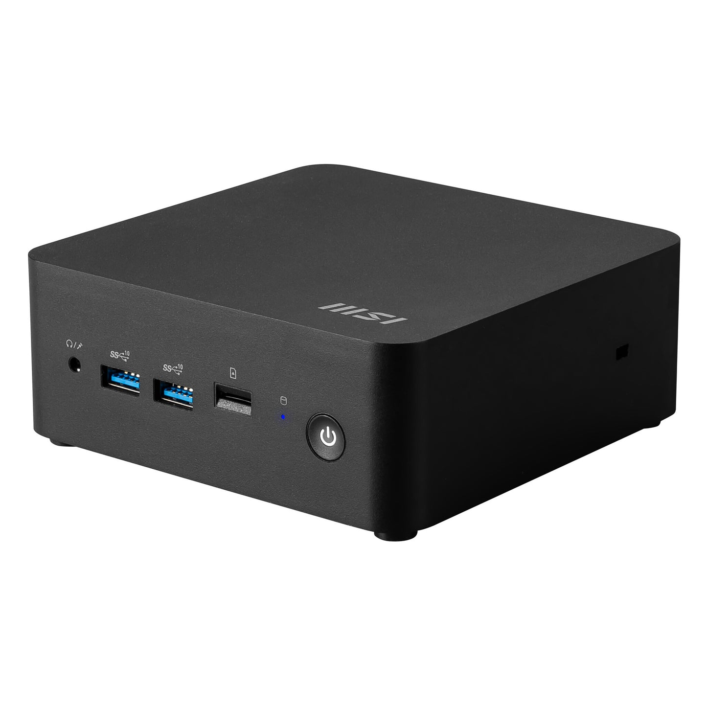 MSI Cubi NUC 1MG-023DE Intel Core 3 100U 8 GB DDR5-SDRAM 256 GB SSD Windows 11 Pro Mini PC Mini-PC Svart