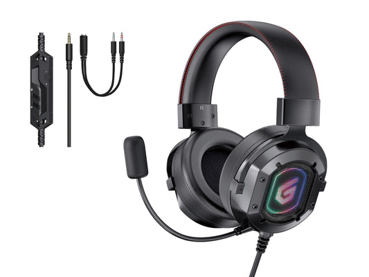 Conceptronic ATHAN03B hörlur och headset Kabel Huvudband Spela Svart