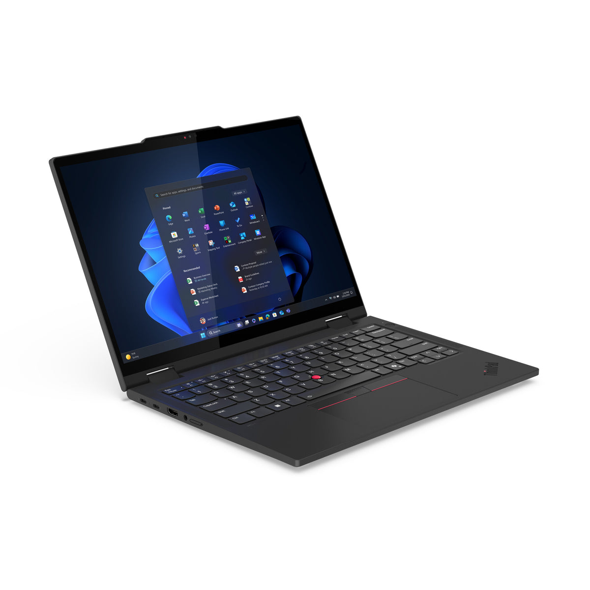 Lenovo ThinkPad T14s 2-in-1 Gen 1 Intel Core Ultra 7 255U Hybrid (2-i-1) 35,6 cm (14") Pekskärm WUXGA 32 GB LPDDR5x-SDRAM 1 TB SSD Wi-Fi 7 (802.11be) Windows 11 Pro tyska Svart