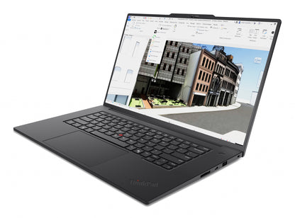 Lenovo ThinkPad P1 Gen 8 Intel Core Ultra 7 255H Mobil arbetsstation 40,6 cm (16") WUXGA 64 GB LPDDR5x-SDRAM 1 TB SSD NVIDIA RTX PRO 2000 Blackwell Wi-Fi 7 (802.11be) Windows 11 Pro Nordic Svart