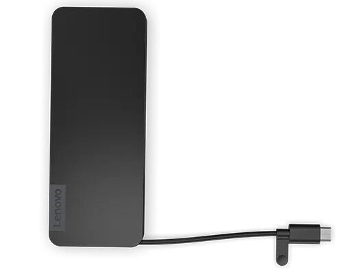 Lenovo 4X11N40212 dockningsstationer för bärbara datorer Kabel USB 3.2 Gen 1 (3.1 Gen 1) Type-C Svart