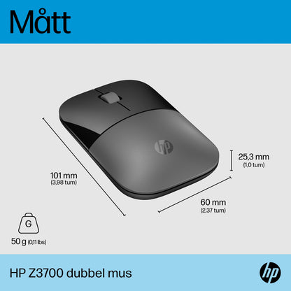 HP Z3700 Dual mus i silver