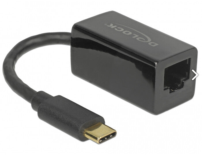 DeLOCK 65904 dockningsstationer för bärbara datorer USB Type-C Svart
