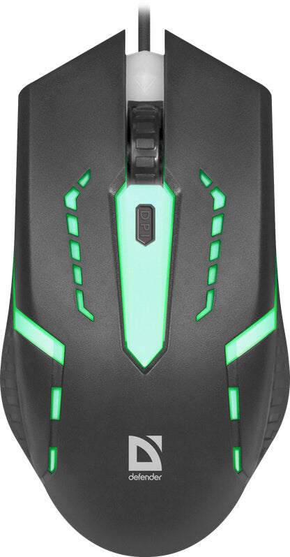 Defender HIT MB-601 datormöss Spela Ambidextrous USB Type-A Optisk 1200 DPI