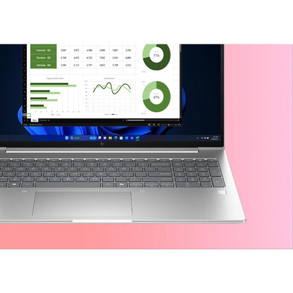 HP EliteBook 6 G1i Intel Core Ultra 5 225U Bärbar dator 40,6 cm (16") WUXGA 16 GB DDR5-SDRAM 512 GB SSD Wi-Fi 7 (802.11be) Windows 11 Pro AI PC Silver