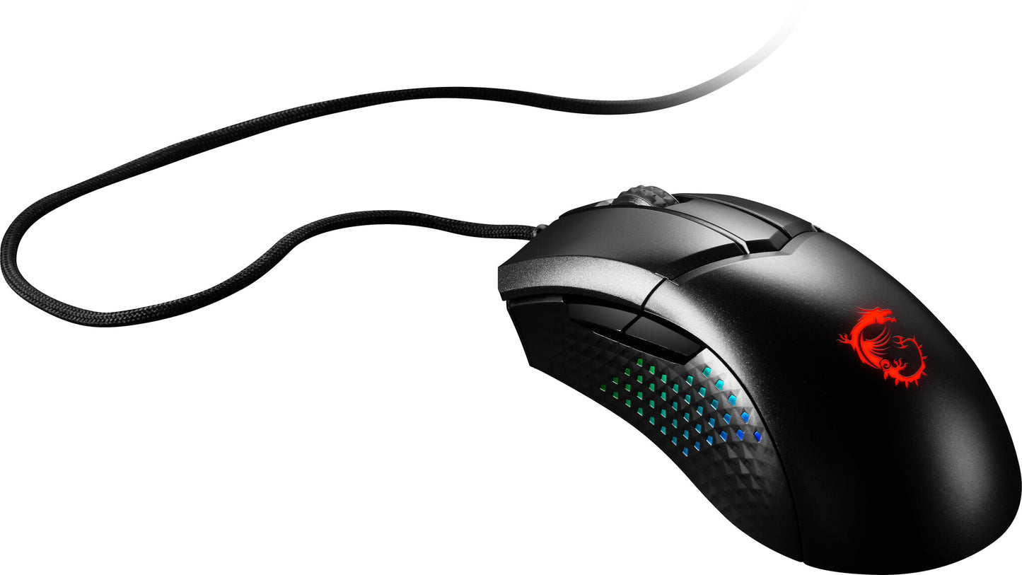 MSI CLUTCH GM51 LIGHTWEIGHT datormöss Spela högerhand USB Type-A Optisk 26000 DPI