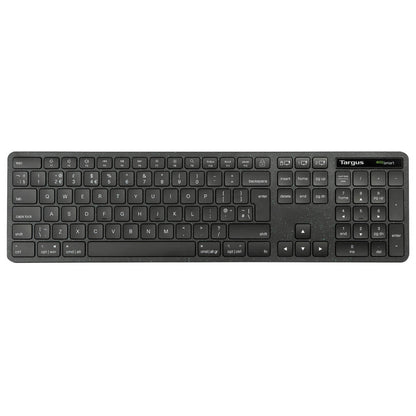 Targus EcoSmart AKB873NO tangentbord Universal Trådlös RF + Bluetooth QWERTY Nordic Svart
