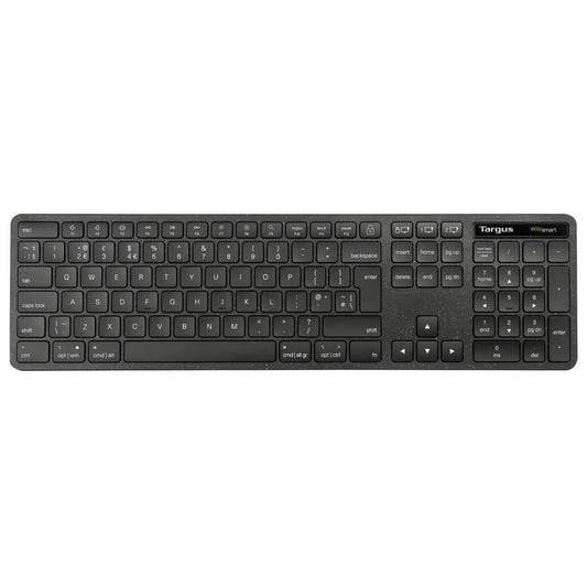 Targus EcoSmart AKB873NO tangentbord Universal Trådlös RF + Bluetooth QWERTY Nordic Svart