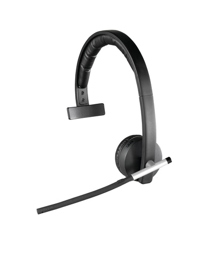 Logitech H820e Headset Trådlös Huvudband Kontor/callcenter Laddningsställ Svart