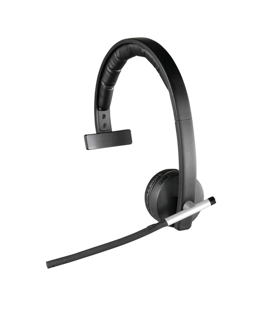 Logitech H820e Headset Trådlös Huvudband Kontor/callcenter Laddningsställ Svart