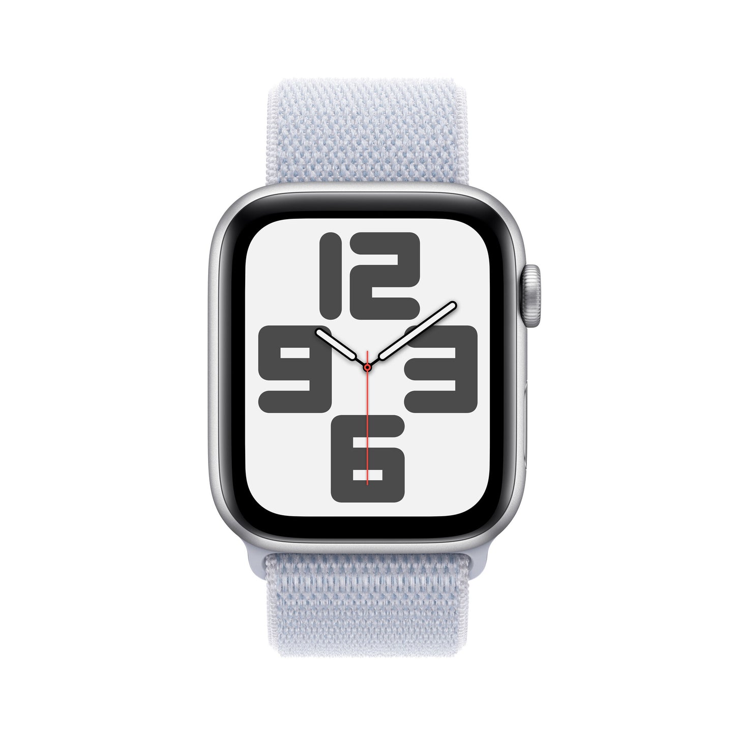 Apple Watch SE OLED 44 mm Digital 368 x 448 pixlar Pekskärm Silver Wi-Fi GPS
