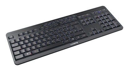 CHERRY Stream desktop ultimate tangentbord Mus inkluderad Hem / Kontor USB + RF Wireless + Bluetooth QWERTZ tyska Svart