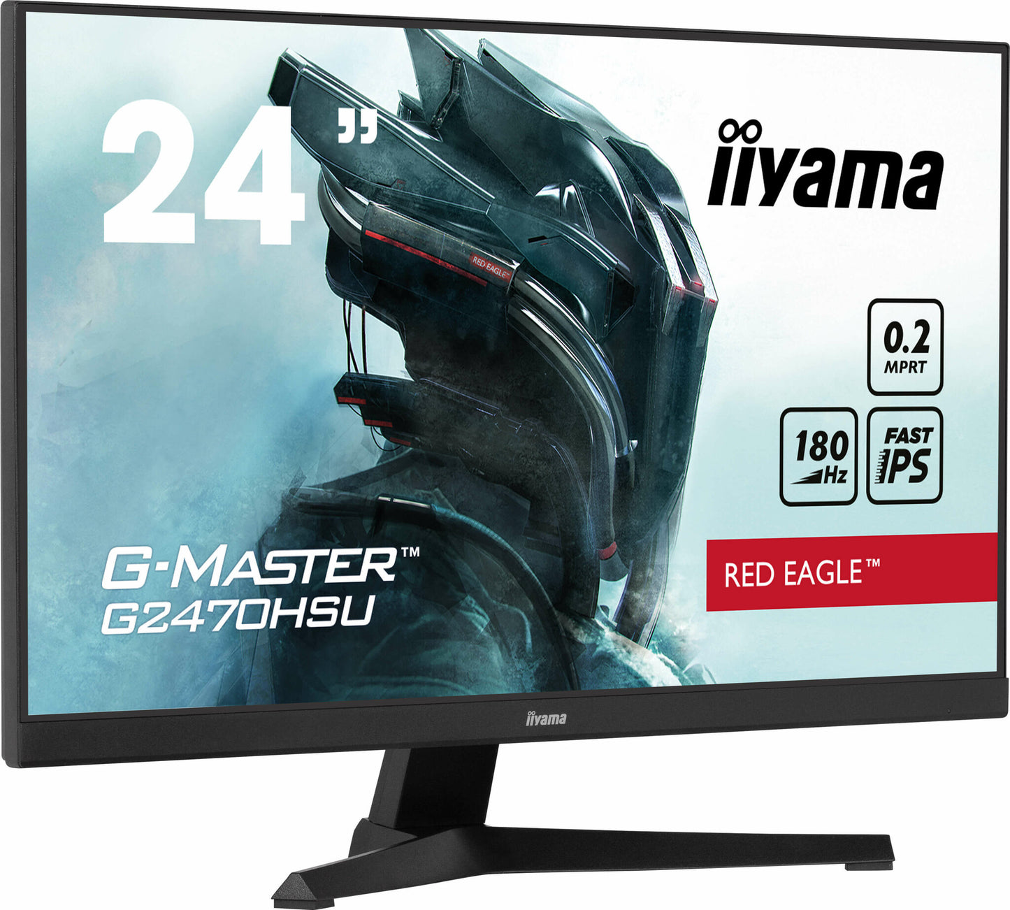 iiyama G-MASTER G2470HSU-B6 platta pc-skärmar 60,5 cm (23.8") 1920 x 1080 pixlar Full HD LCD Svart