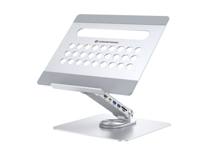Conceptronic DONN27G Ställ för bärbara datorer Ställ till bärbara datorer Silver