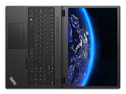 Lenovo ThinkPad P16v Gen 2 (Intel) Intel Core Ultra 7 165H Mobil arbetsstation 40,6 cm (16") WUXGA 32 GB DDR5-SDRAM 1 TB SSD NVIDIA RTX 2000 Ada Wi-Fi 6E (802.11ax) Windows 11 Pro Nordic Svart Intel Core Ultra 7 165H (24MB Cache), 32GB DDR5-SDRAM, 1000GB