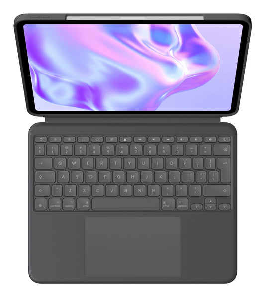 Logitech 920-010148 tangentbord för mobila enheter QWERTY Engelska (Storbritannien) Smart Connector Grå