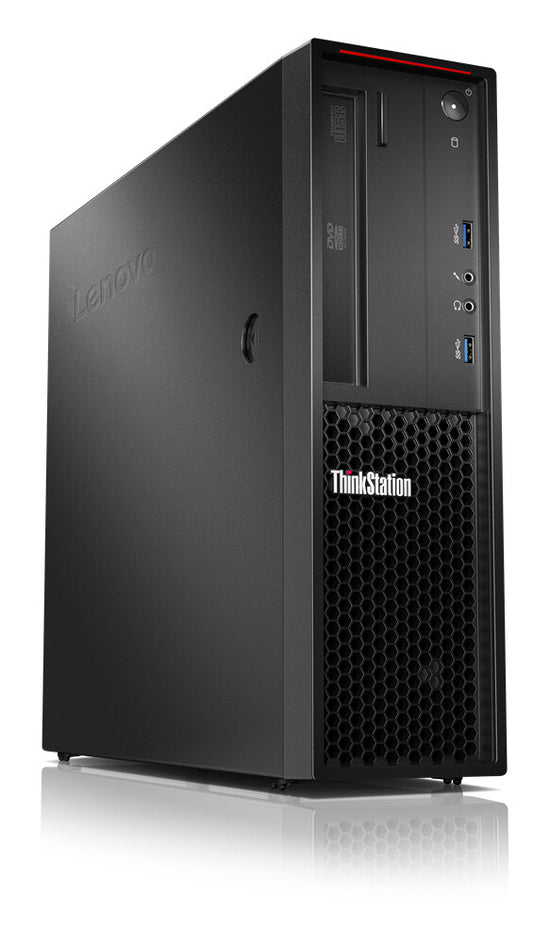 T1A Lenovo ThinkStation P320 Intel® Xeon® E3 v6 E3-1225V6 8 GB DDR4-SDRAM 1 TB HDD Windows 10 Pro SFF Arbetsstation Svart