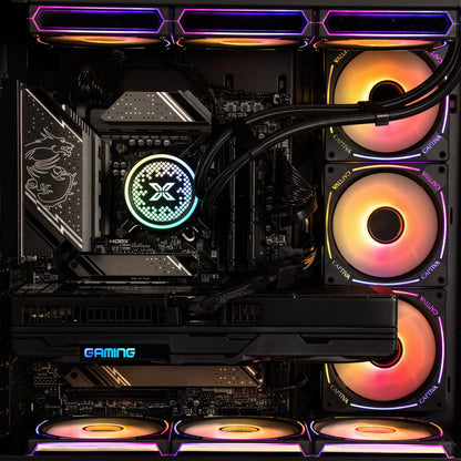 CAPTIVA Highend Gaming I73-925 Intel® Core™ i9 i9-13900KF 64 GB DDR5-SDRAM 2 TB SSD NVIDIA GeForce RTX 4070 Windows 11 Home Skrivbord PC Svart