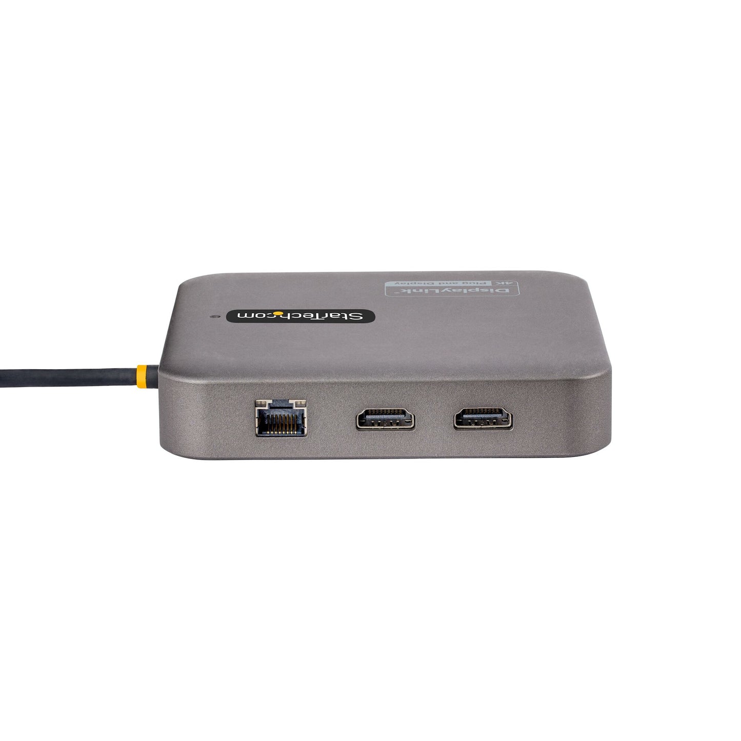 StarTech.com USB C-dockningsstation, dubbel 4K 60 Hz HDMI kompatibel med Macbook Pro (M1/M2/M3/M4) och Windows, USB-A/USB-C 10 Gbps hubb, 100 W strömförsörjning, GbE, SD, 56 cm kabel