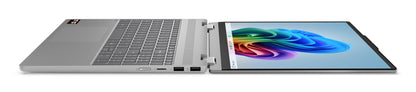 Lenovo IdeaPad 5 2-in-1 15AGP11 Copilot+ PC AMD Ryzen AI 5 430 Hybrid (2-i-1) 38,9 cm (15.3") Pekskärm WUXGA 16 GB DDR5-SDRAM 512 GB SSD Wi-Fi 7 (802.11be) Windows 11 Home tyska Grå