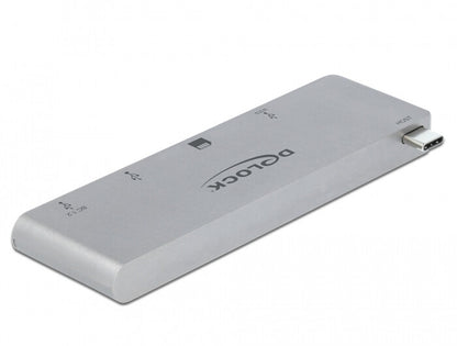 DeLOCK 64078 dockningsstationer för bärbara datorer USB 3.2 Gen 1 (3.1 Gen 1) Type-C Grå