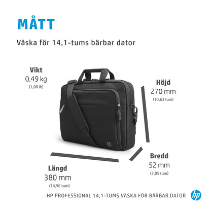 HP Professional 14,1 tum väska för bärbar dator