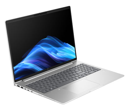 HP EliteBook 6 G1i Intel Core Ultra 5 225U Bärbar dator 40,6 cm (16") WUXGA 16 GB DDR5-SDRAM 512 GB SSD Wi-Fi 7 (802.11be) Windows 11 Pro AI PC Silver