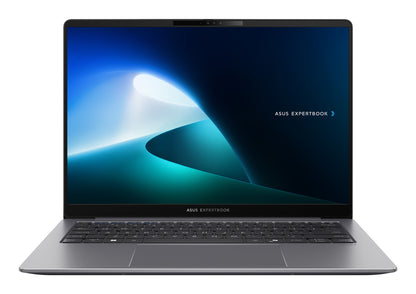 ASUS ExpertBook P5 P5405CSA-NZ0777X Intel Core Ultra 5 226V Bärbar dator 35,6 cm (14") WQXGA 16 GB LPDDR5x-SDRAM 512 GB SSD Wi-Fi 6E (802.11ax) Windows 11 Pro tyska Grå