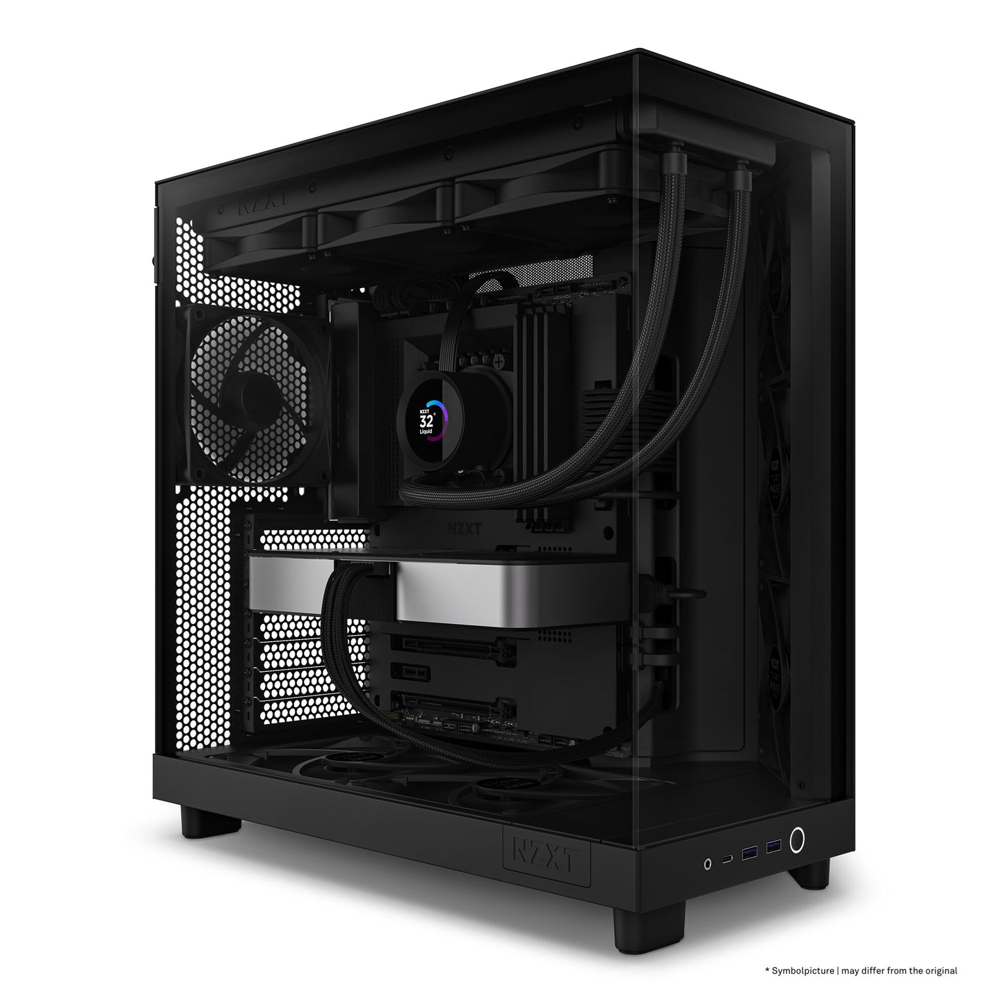 NZXT H6 Flow Midi Tower Svart