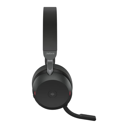 Jabra Evolve2 75 Headset Kabel & Trådlös Huvudband Samtal/musik USB Type-C Bluetooth Laddningsställ Svart